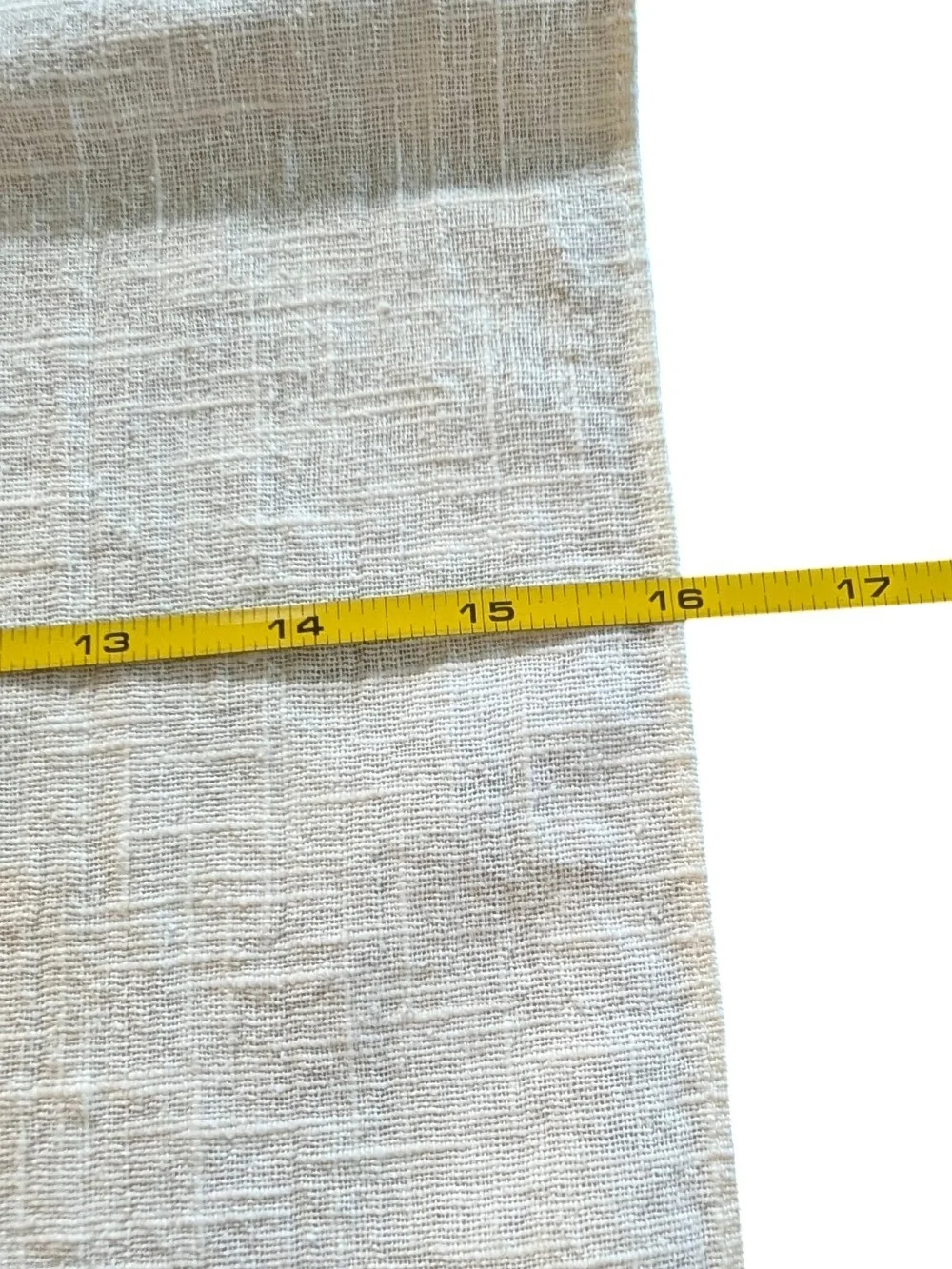 Vintage Hand-Embroidered Linen Tea Towel / Dresser Scarf